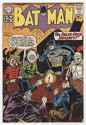 Buy Batman 152 DC 1962 VG FN Sheldon Moldoff False Face Society Joker Robin • 75.10£