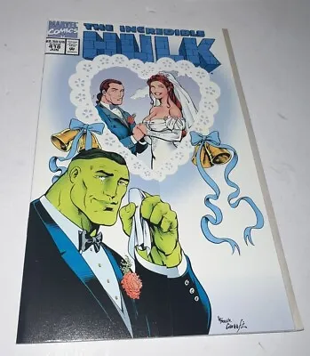 Buy Incredible Hulk #418 (Marvel, 1994) 1st Talos Wedding Invite Cover -NM • 6.46£