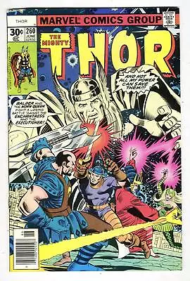 Buy Marvel Comics The Mighty THOR #260 With Blader The Brave From June 1977 In Fine- • 6.31£