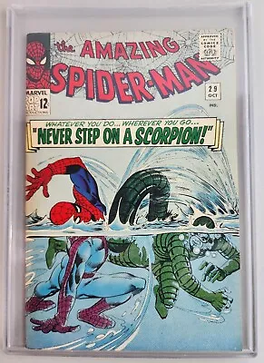 Buy Amazing Spider Man #29 Scorpion 1965 Marvel Comic Book Steve Ditko Lee Sharp • 259.88£