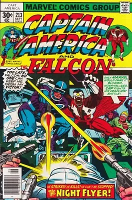 Buy CAPTAIN AMERICA #213 F, Jack Kirby, Marvel Comics 1977 Stock Image • 4.74£