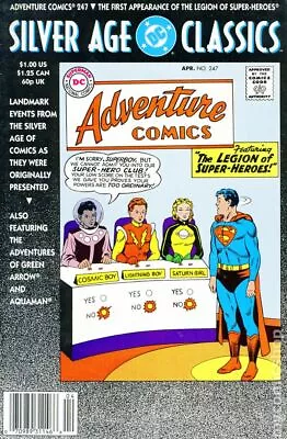 Buy DC Silver Age Classics Adventure Comics #247 FN+ 6.5 1992 Stock Image • 6.18£