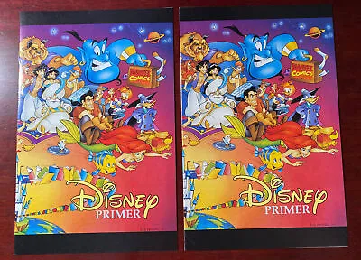 Buy Disney Primer X2 Marvel - 1994 - Little Mermaid, Aladdin, Beauty And The Beast • 15.98£