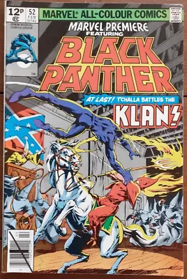 Buy Marvel Premiere 52, Featuring Black Panther, Marvel Comics, February 1980, Fn+ • 6.99£