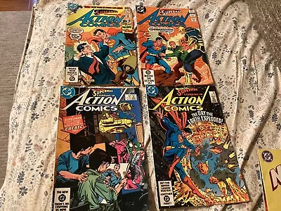 Buy Superman Starring In Action Comics #524,538,550,554, (81-83), DC COMICS** • 10.24£