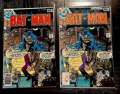 Buy Vintage 1979 Batman Comic 313 Lot Of 2 Includes Whitman Edition 1st Tim Fox App • 106.72£