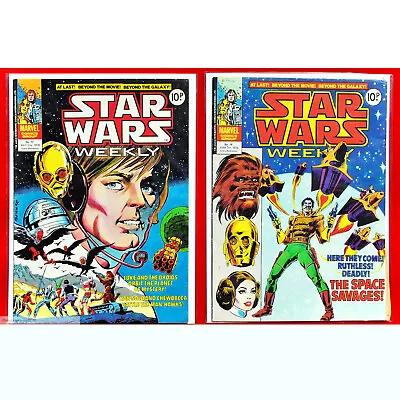 Buy Star Wars Weekly # 17 18 2 Marvel Comics Bag And Board 31 5 78 UK 1978 (Lot 2192 • 22.49£