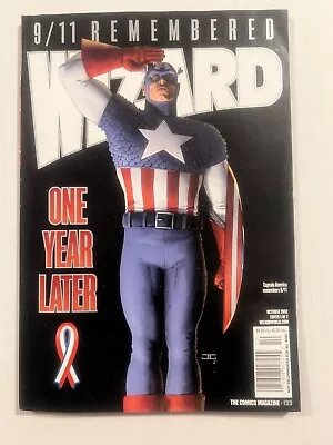 Buy Wizard Magazine 133 Captain America Remembers 9/11 John Cassady Cover Oct 2002 • 15.77£