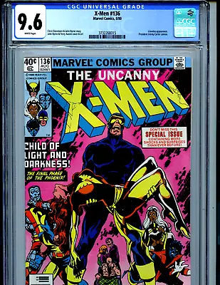 Buy Uncanny X-Men #136 CGC 9.6 NM+ 1980 Marvel Dark Pheonix  Amricons K38 • 189.97£