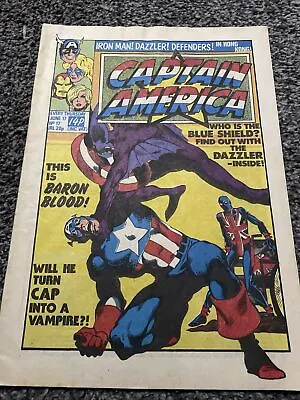 Buy Captain America #17 - Marvel Comics UK -1981 - Weekly  Death Of Union Jack • 2£