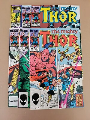 Buy The Mighty Thor #357 358 360 361 362 & 364 Marvel Comics July 1985 / Feb 1986 • 20£