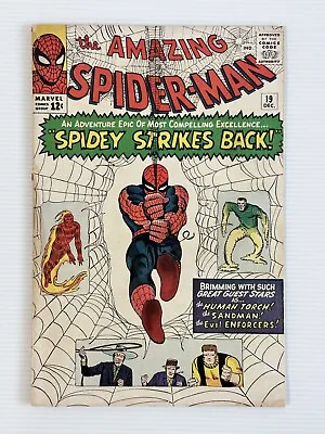 Buy Amazing Spider-Man #19 1964 1st Appearance Of Macdonald Gargan VG Cent Copy • 300£