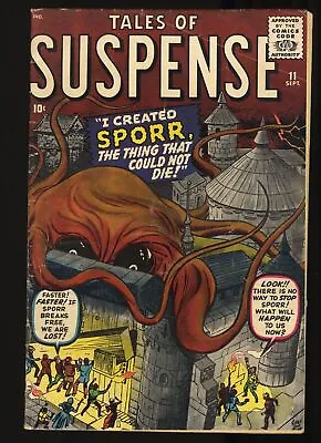 Buy Tales Of Suspense #11 FN- 5.5 Dr. Frankenstein! Jack Kirby!  Marvel 1960 • 130.32£