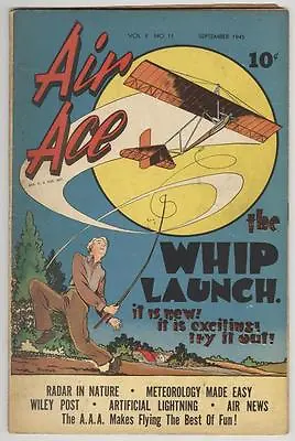 Buy Air Ace Vol 2 #11 September 1945 VG+ The Whip Launch • 29.92£