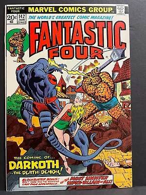 Buy Fantastic Four #142  VF/NM  1974 High Grade Marvel Comic • 27.63£