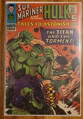 Buy Tales To Astonish 79, Silver Age, Hulk, Sub-Mariner, See Photos! • 40.03£