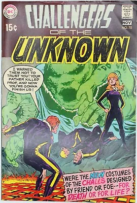 Buy Challengers Of The Unknown Vol 1 Number 70 (1969) Neal Adams Cover • 18.94£