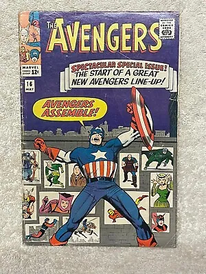 Buy Avengers #16 (RAW 5.0 - MARVEL 1965) • 159.90£