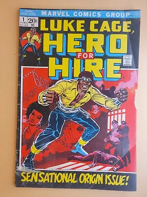 Buy Luke Cage Hero For Hire #1 Low Grade 1972   Combine Shipping Bx2428 • 113.84£