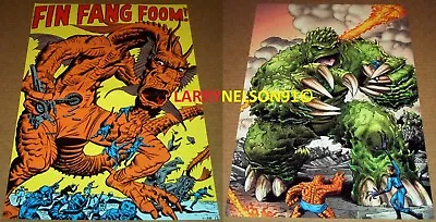Buy Strange Tales 89 Poster Fantastic Four 1 Variant Fin Fang Foom Jack Kirby Marvel • 13.24£