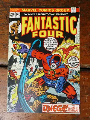Buy Fantastic Four #132 (1973 Marvel Comics) Crystal Medusa Inhumans Omega FN • 15.77£