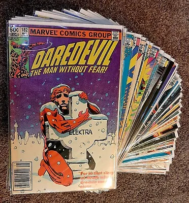Buy 49x DAREDEVIL Run #182-230  (Marvel 1982) Frank Miller W/ 1st Bullseye +Punisher • 320.60£