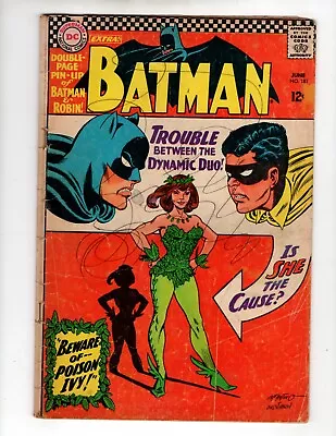 Buy DC Comics Batman Volume 1 Book #181 1966 Lower Grade First App. Poison Ivy • 151.90£