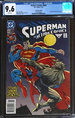 Buy Action Comics #683 - 1992 - CGC 9.6 - Newsstand - Doomsday Cameo • 157.69£