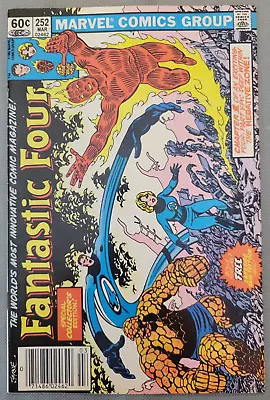 Buy Fantastic Four #252 1983 Key Issue Newsstand Horizontal Format Throughout *CCC* • 10.29£