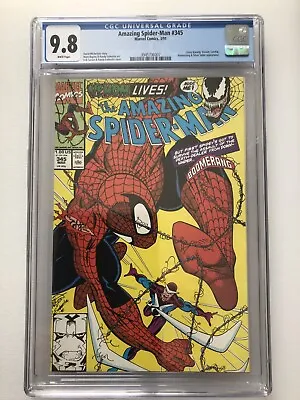 Buy Amazing Spider-man #345 Cgc 9.8 Venom • 67.28£