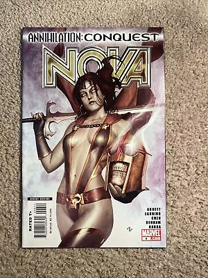 Buy Marvel Comics Nova #6 2007 Gamora Annihilation: Conquest Tie-in • 3.94£
