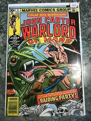 Buy John Carter, Warlord Of Mars Vol.1 #4 1977 High Grade 8.0 Marvel Comic B13-3 • 6.32£