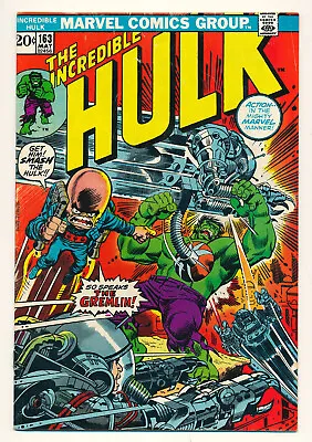 Buy Marvel The Incredible Hulk #163 Comic Book Trackdown The Gremlin 1st App 3.5 VG- • 7.82£