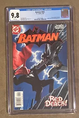 Buy Batman #635 CGC 9.8 White Pages NM/MT 1st Jason Todd As Red Hood 2005 • 296.48£