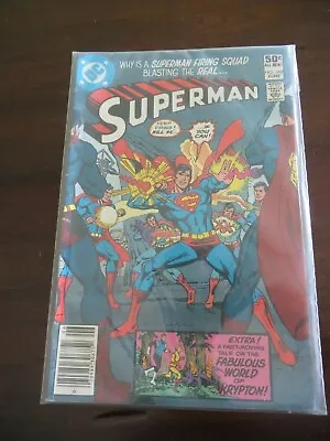 Buy Dc Comic Book,why Is Superman Firing Squad Blasting The Real Superman,no.360 • 11.83£