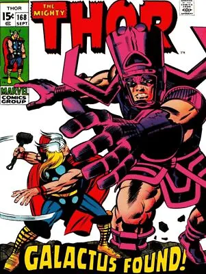 Buy Thor #168 NEW METAL SIGN: Galactus FOUND! - Jack Kirby Art • 15.89£