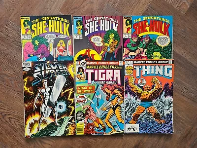 Buy John Byrne Marvel 6 Comics Bundle: Silver Surfer, She-Hulk, Thing & Tigra Bronze • 25£