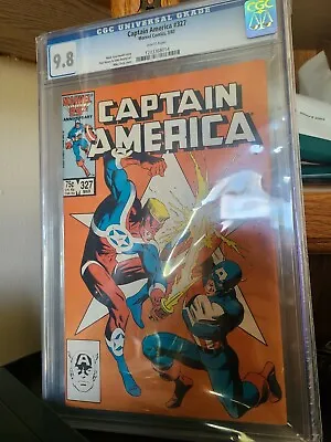 Buy Captain America # 327 CGC (9.8) {Second Apperence John Walker} *MINT  • 120.08£