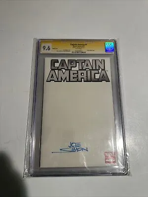 Buy Captain America #1 Blank Variant Sketch Cover CGC 9.6 Signed By Joe Simon • 478.91£
