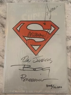 Buy Adventures Of Superman 500 Dynamic Forces Signed X5 W/COA DC 1993 1st Print NM • 54.99£