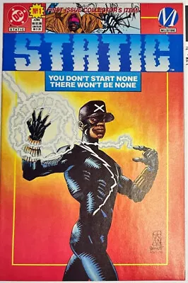 Buy 1993 STATIC SHOCK First Issue No. 1 Collector's Edition DC Milestone Comics USA • 103.34£
