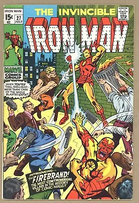 Buy Iron Man 27 FN Don Heck! Johnny Craig! 1st FIREBRAND! 1970 Marvel Comics V486 • 15.80£