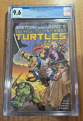 Buy Teenage Mutant Ninja Turtles #47, CGC 9.6 White Pages, 1992 1st Space Usagi • 179.88£