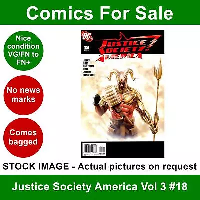 Buy DC Justice Society America Vol 3 #18 Comic - VG/FN+ 01 Oct 2008 • 3.99£