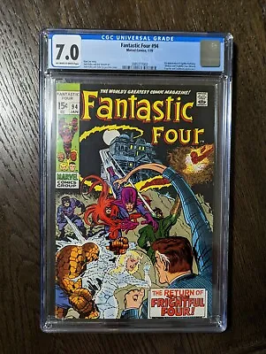 Buy Fantastic Four #94, CGC 7.0, 1st Appearance Of Agatha Harkness, Disney+, MCU.  • 141.52£