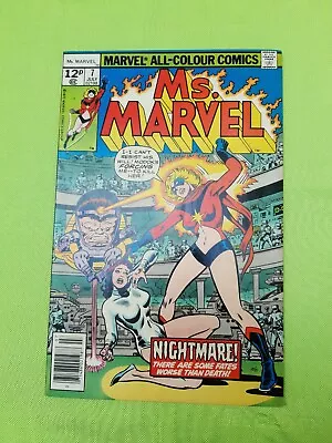 Buy Ms. Marvel #7, Featuring  Modok  1977 Pence Issue Marvel Comics • 16.99£