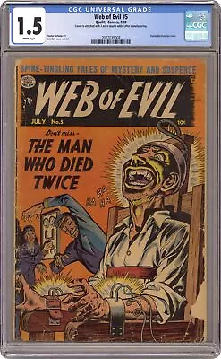 Buy Web Of Evil #5 CGC 1.5 1953 2077039008 • 1,588.89£