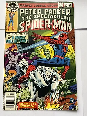 Buy PETER PARKER, SPECTACULAR SPIDER-MAN #25 1st Carrion 1978 Cents VF/VF+ • 14.95£