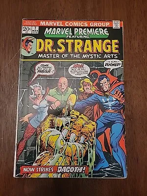 Buy Marvel Premiere Dr Strange #7 (1973) 1st Cvr Wong Mike Ploog Marvel Comics FN • 7.88£