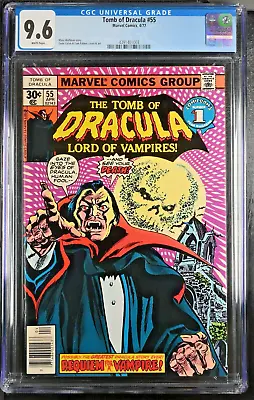 Buy 🔥 TOMB OF DRACULA 55 CGC 9.6 WHITE PAGES 4/1977 Marvel Comics NEW CGC CASE • 118.77£